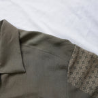 Kimono Aloha Shirt, Oshima Tsumugi Silk, Size L, CA83