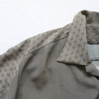 Kimono Aloha Shirt, Oshima Tsumugi Silk, Size L, CA83