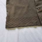 Kimono Aloha Shirt, Oshima Tsumugi Silk, Size L, CA83