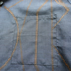 Kimono Aloha Shirt, Oshima Tsumugi Silk, Size L, CA83