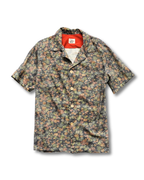 Shark Small Pattern Short Sleeve Aloha Shirt L CA81